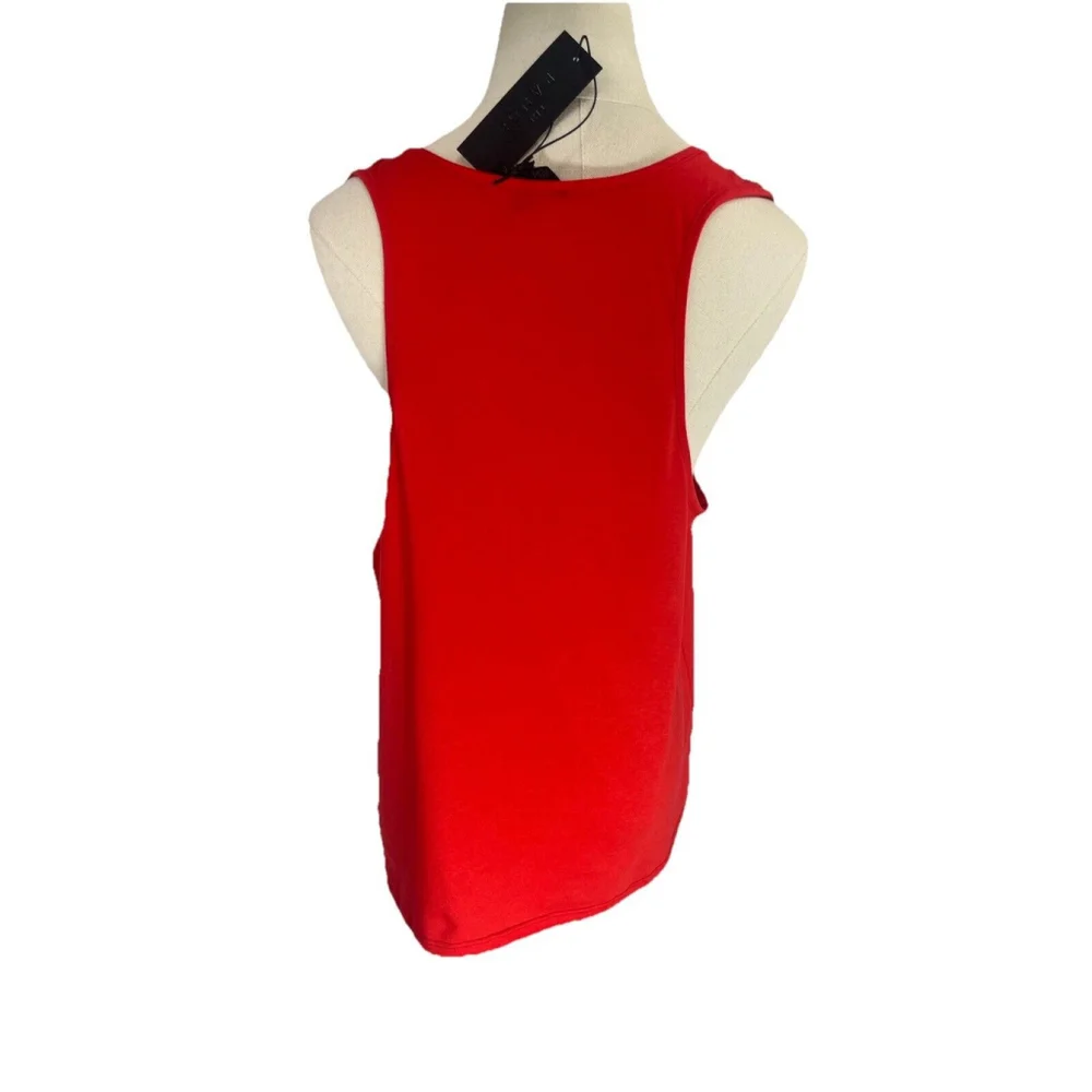 New The Range NYC Red Knot Sleeveless Top Size‎ Large Canada